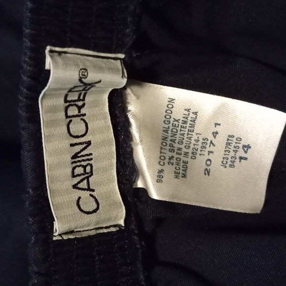 Cabin Creek women's shorts stretching top size 14 black - Picture 3 of 3